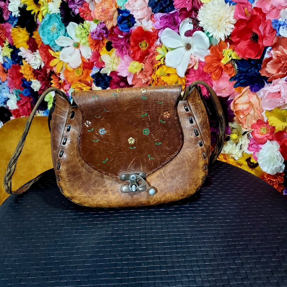Free People Vintage Leather Purse